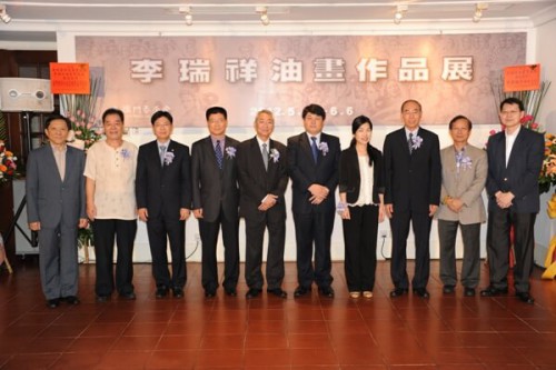 李瑞祥油畫作品展假澳門陸軍俱樂部展覽廳揭幕