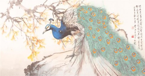 澳門藝術家推廣計劃 “彩色斑斕氣韻清──李汝匡孔雀專題畫展”將揭幕