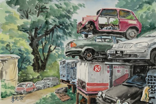 Deoósito de carros abandonados
