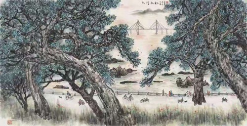 Vai ser inaugurada a Exposição de Obras de Arte de Cinquenta Anos de Lao Fu Ip -