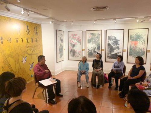 Realizou-se com sucesso um workshop de pintura chinesa de Lao Fu Ip