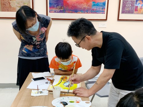林子恩指導參加者
