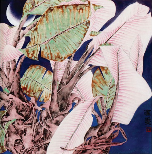 《夜》33X30cm紙本2013