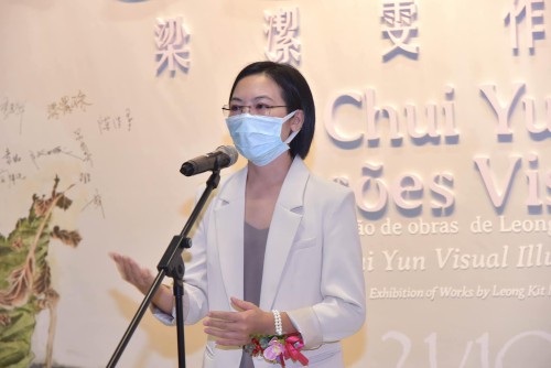展覽作者梁潔雯致詞