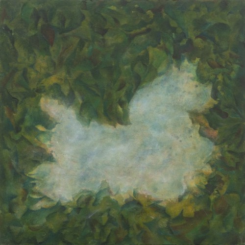 夏日天空 60X60cm綜合媒材 2019