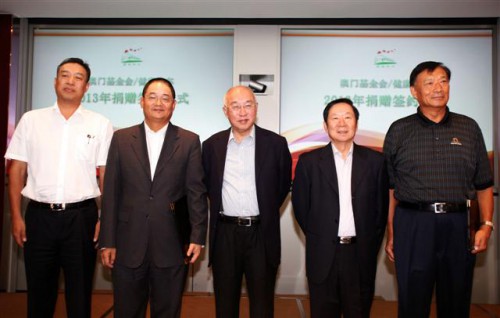 Promover o desenvolvimento dos serviços de  Oftalmologia e elevar a capacidade dos hospitais  em lutar contra cegueira na China  Cooperação de interesse público entre a Fundação Macau e a Fundação dos Expressos da Saúde da China