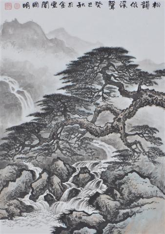 松韻依溪聲