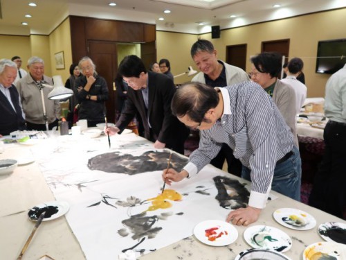 雅集創作進行中