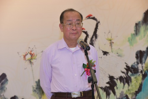 藝術家代表岑穎義致詞