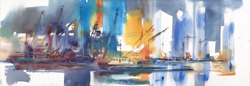 澳門藝術家推廣計劃：“六十而立──林子恩水彩．郵票作品展”將揭幕