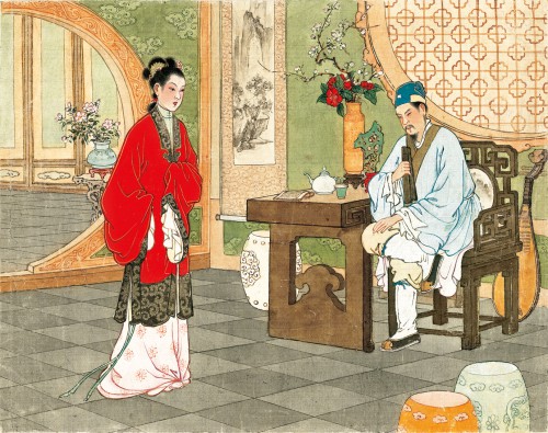 連環畫《桃花扇》之一 1957年