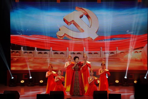 外交公署迎新年文藝晚會各界出席