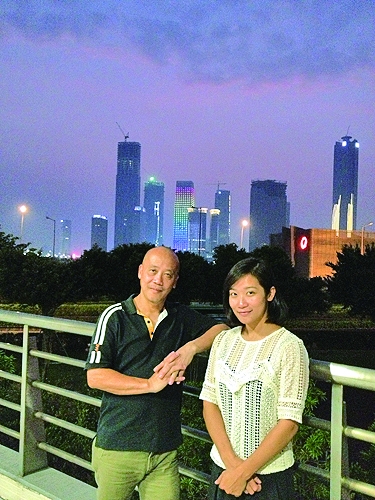 黎舒琪與陳顯耀接受訪問